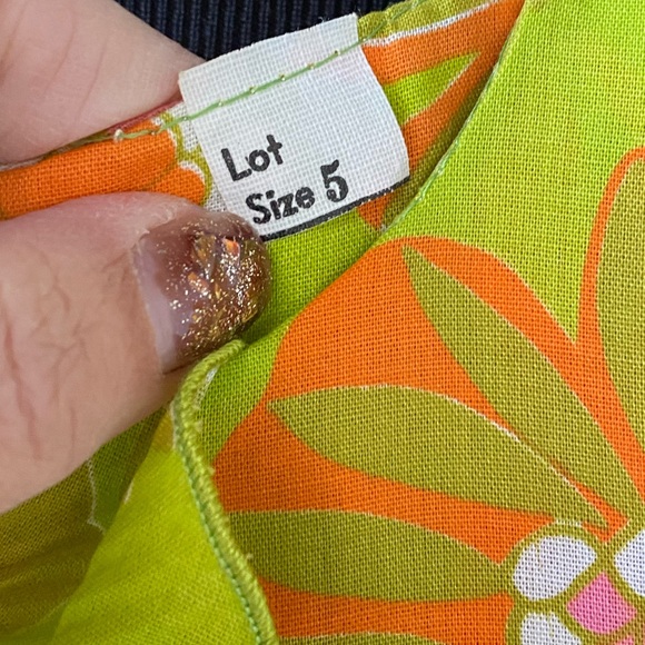 Vintage 60s Mod Flower Power Psychedelic Floral Pleated Metal Zipper Mini Dress - Picture 6 of 6